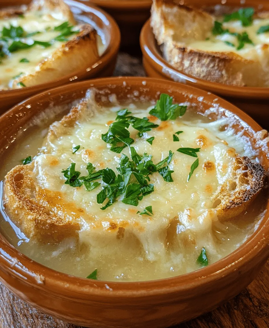 Rustic French Garlic Soup, or 