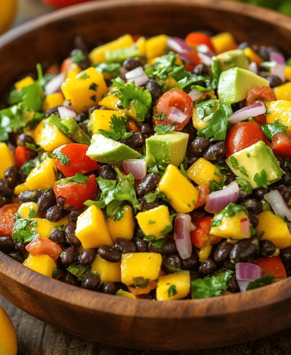 Are you on the lookout for a salad that is not only bursting with vibrant colors but also offers refreshing flavors and numerous health benefits? Look no further than the Black Bean Mango Salad! This delightful dish has become a staple in many kitchens, celebrated for its unique blend of sweet, savory, and zesty elements. With its eye-catching presentation and wholesome ingredients, this salad is perfect as a side dish or even a light meal on its own.