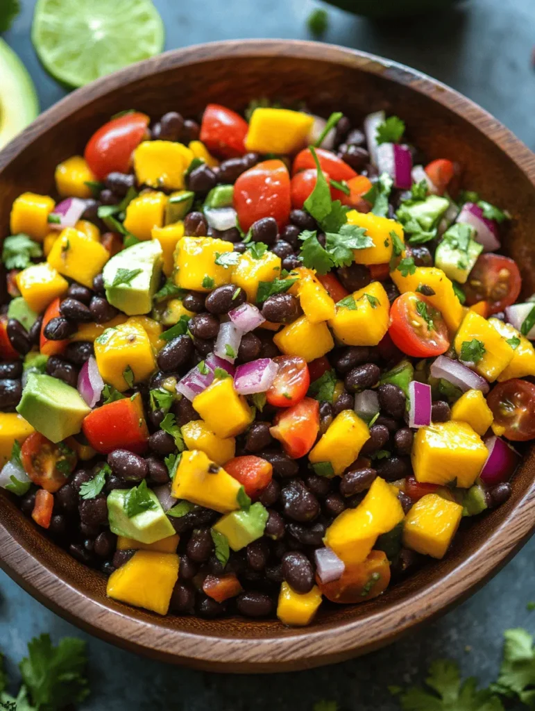 Are you on the lookout for a salad that is not only bursting with vibrant colors but also offers refreshing flavors and numerous health benefits? Look no further than the Black Bean Mango Salad! This delightful dish has become a staple in many kitchens, celebrated for its unique blend of sweet, savory, and zesty elements. With its eye-catching presentation and wholesome ingredients, this salad is perfect as a side dish or even a light meal on its own.