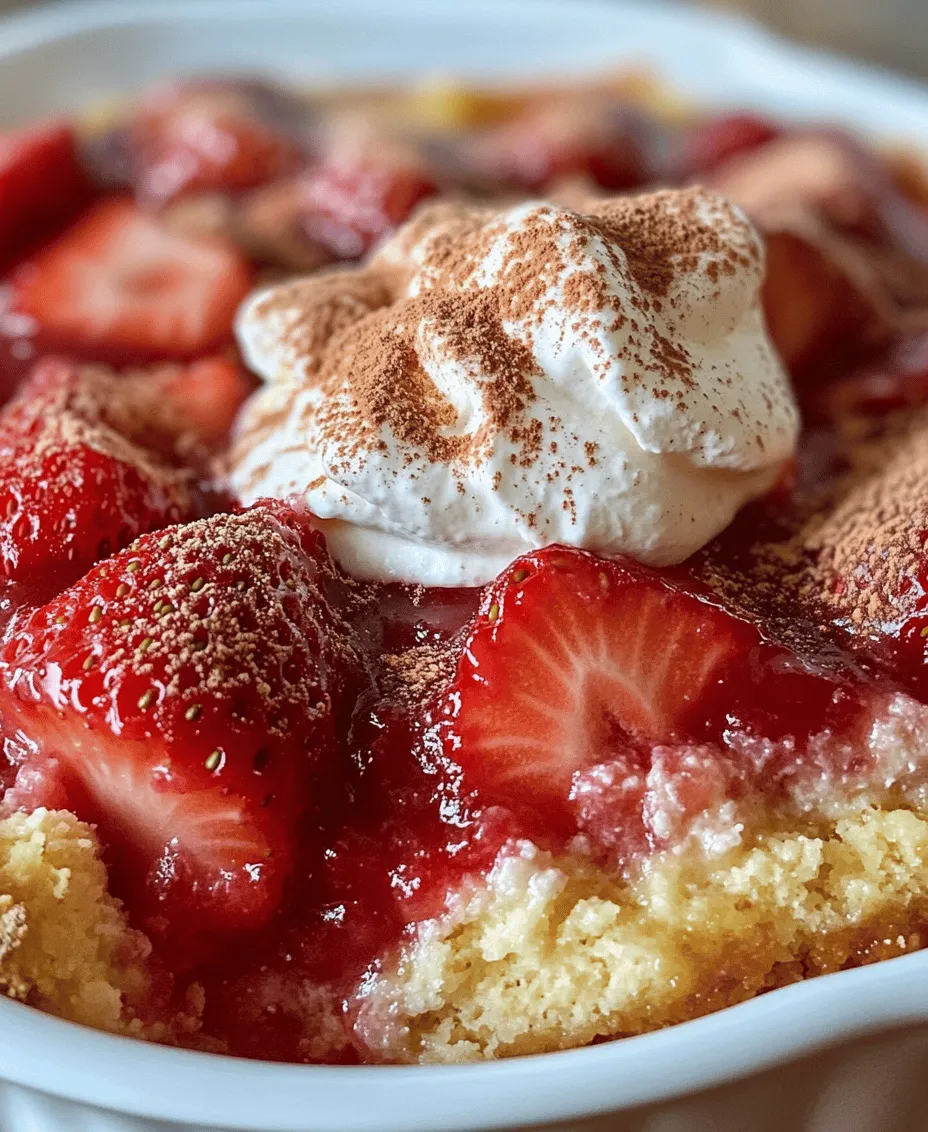 If you’re looking for a dessert that’s both delicious and easy to prepare, the Strawberry Cheesecake Dump Cake Delight is your answer. This delightful treat brilliantly combines the rich, creamy flavor of cheesecake with the freshness of strawberries, all enveloped in a moist cake layer. Perfect for gatherings, potlucks, or simply indulging yourself at home, this dessert promises to impress both family and friends alike.