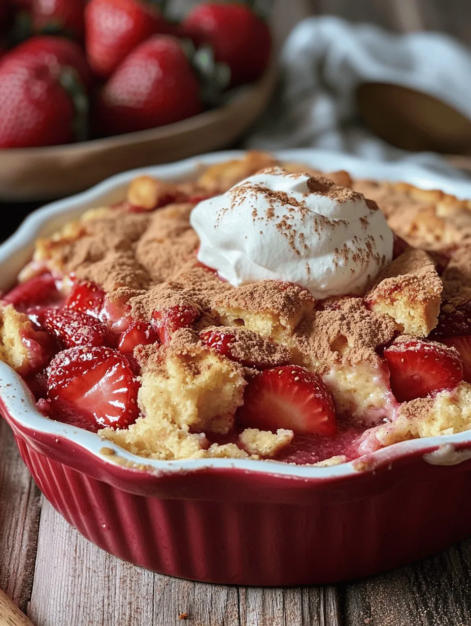 If you’re looking for a dessert that’s both delicious and easy to prepare, the Strawberry Cheesecake Dump Cake Delight is your answer. This delightful treat brilliantly combines the rich, creamy flavor of cheesecake with the freshness of strawberries, all enveloped in a moist cake layer. Perfect for gatherings, potlucks, or simply indulging yourself at home, this dessert promises to impress both family and friends alike.