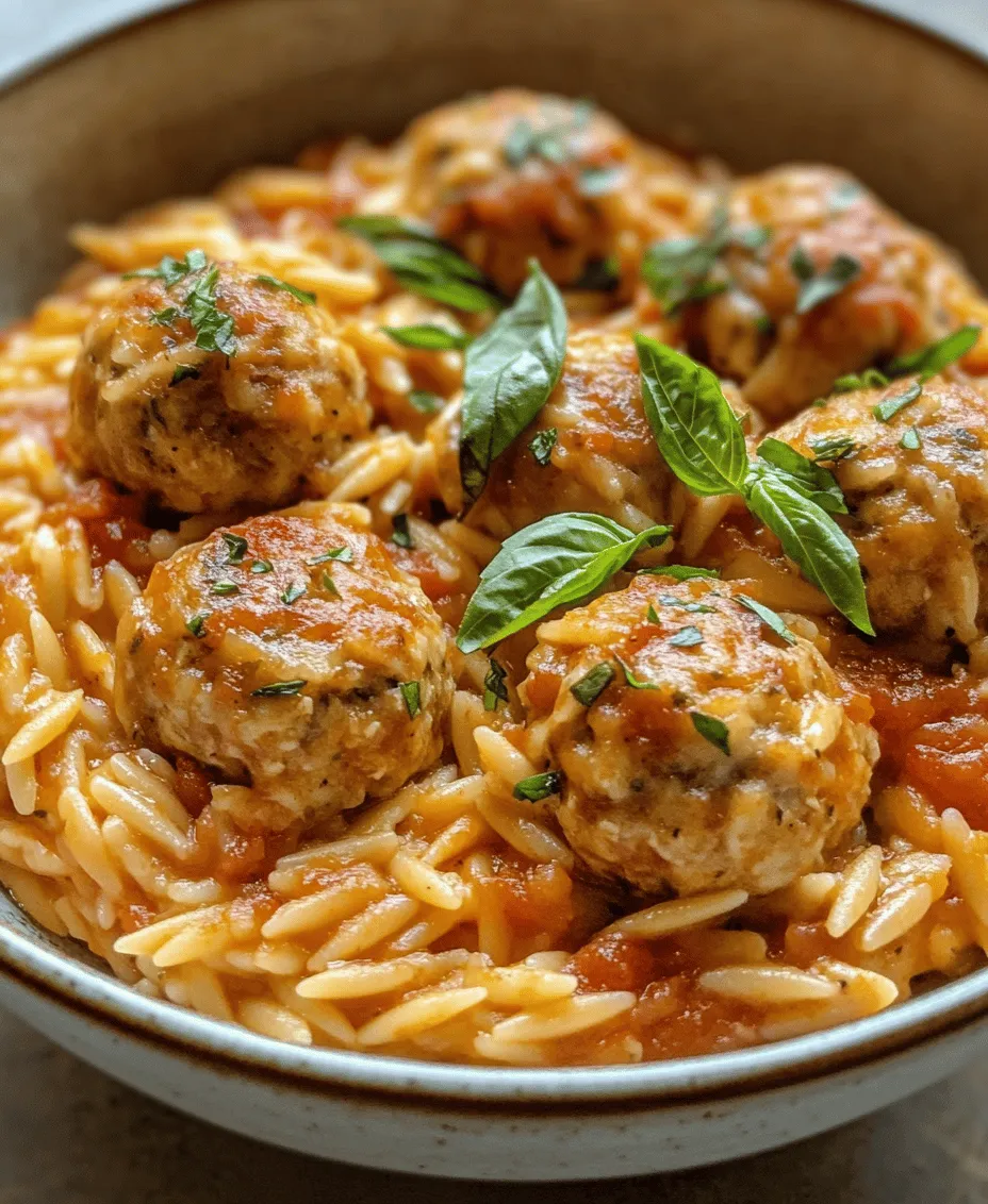 If you're looking for a dish that combines comfort and sophistication, look no further than Rosemary Chicken Meatballs with Tomato Orzo. This delightful recipe brings together the succulent flavors of chicken meatballs infused with the aromatic essence of rosemary and the hearty satisfaction of orzo pasta. The beauty of this dish lies not only in its delightful taste but also in its versatility, making it a perfect choice for family dinners, gatherings with friends, or even meal prep for the week ahead.