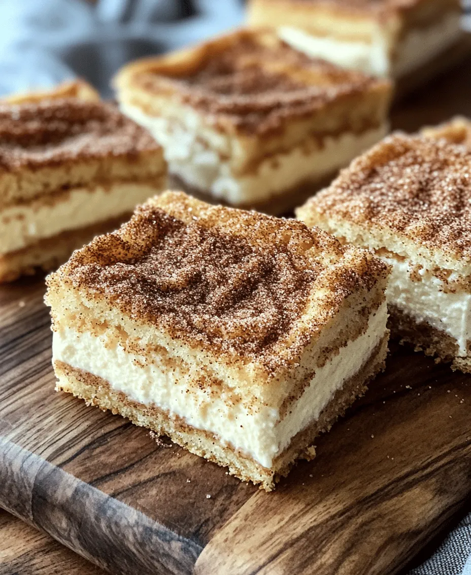 Desserts have a unique ability to evoke joy and satisfaction, especially when they combine beloved flavors and textures. Enter the Cinnamon Churro Cheesecake Bars—a delightful fusion of two iconic treats that are sure to tantalize your taste buds. Imagine the crispy, cinnamon-sugar-dusted exterior of a churro melding beautifully with the creamy, decadent richness of cheesecake. This innovative dessert not only marries the best aspects of both worlds but also brings a fun twist to traditional dessert offerings.