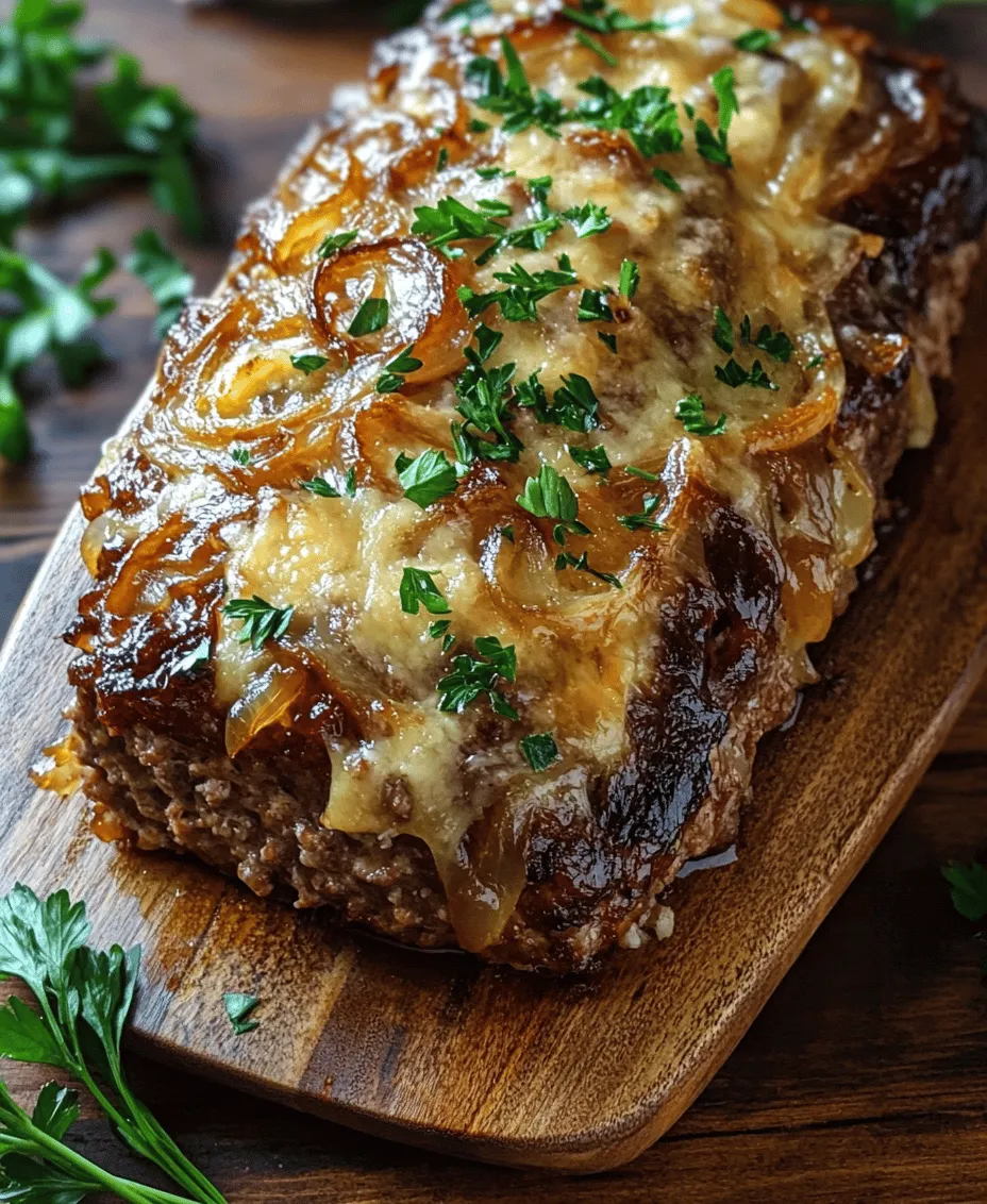 Meatloaf—a dish that often evokes nostalgic memories of home-cooked meals—is a beloved staple in many households. The allure of meatloaf lies not only in its savory flavor but also in its versatility and comforting presence on the dinner table. Traditionally, it is a dish that brings families together, providing a hearty meal that can be enjoyed by all. However, if you're looking for a unique twist on this classic comfort food, look no further than the Delicious French Onion Meatloaf. This innovative version combines the rich, caramelized flavors of French onion soup with the satisfying texture of meatloaf, creating a dish that is both familiar and delightfully different.