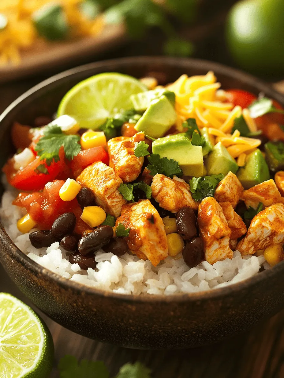 In today's culinary journey, we delve into the vibrant flavors of the Southwest with a delightful recipe for Zesty Southwest Chicken Bowls with Rice. This wholesome dish is not only packed with protein and fiber but also brimming with zesty flavors that will enliven your dinner table. Whether you are looking for a quick weeknight meal or a dish to impress your guests, this recipe combines fresh ingredients and bold spices to create a delicious, satisfying bowl.