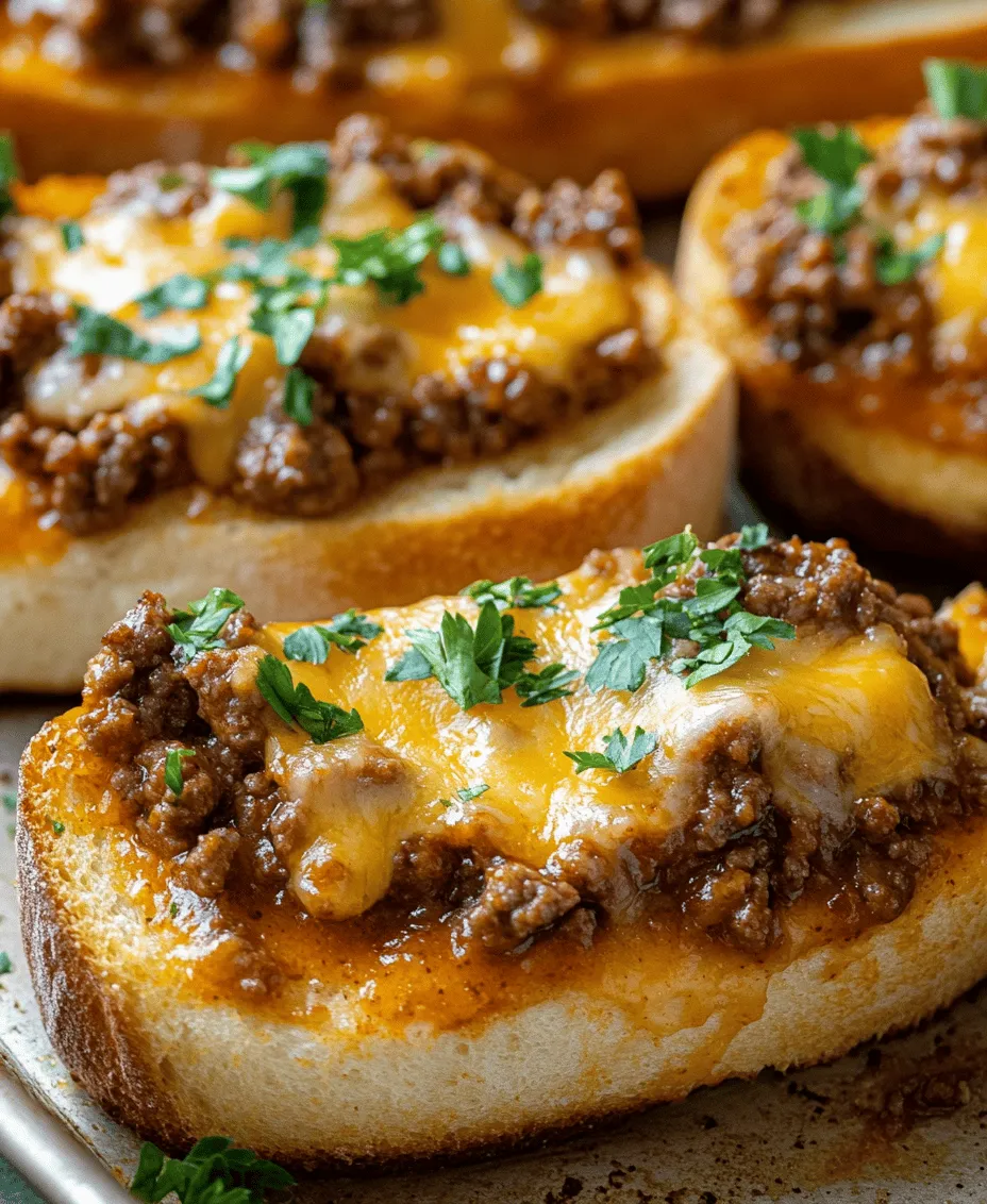 If you’re in search of a dish that perfectly balances comfort, convenience, and flavor, look no further than Cheesy Garlic Bread Sloppy Joes. This delightful recipe brings together the nostalgic taste of classic Sloppy Joes with the irresistible allure of cheesy garlic bread, creating a meal that is both hearty and indulgent. Whether you’re hosting a casual gathering or planning a cozy family dinner, this dish is sure to impress and satisfy appetites.