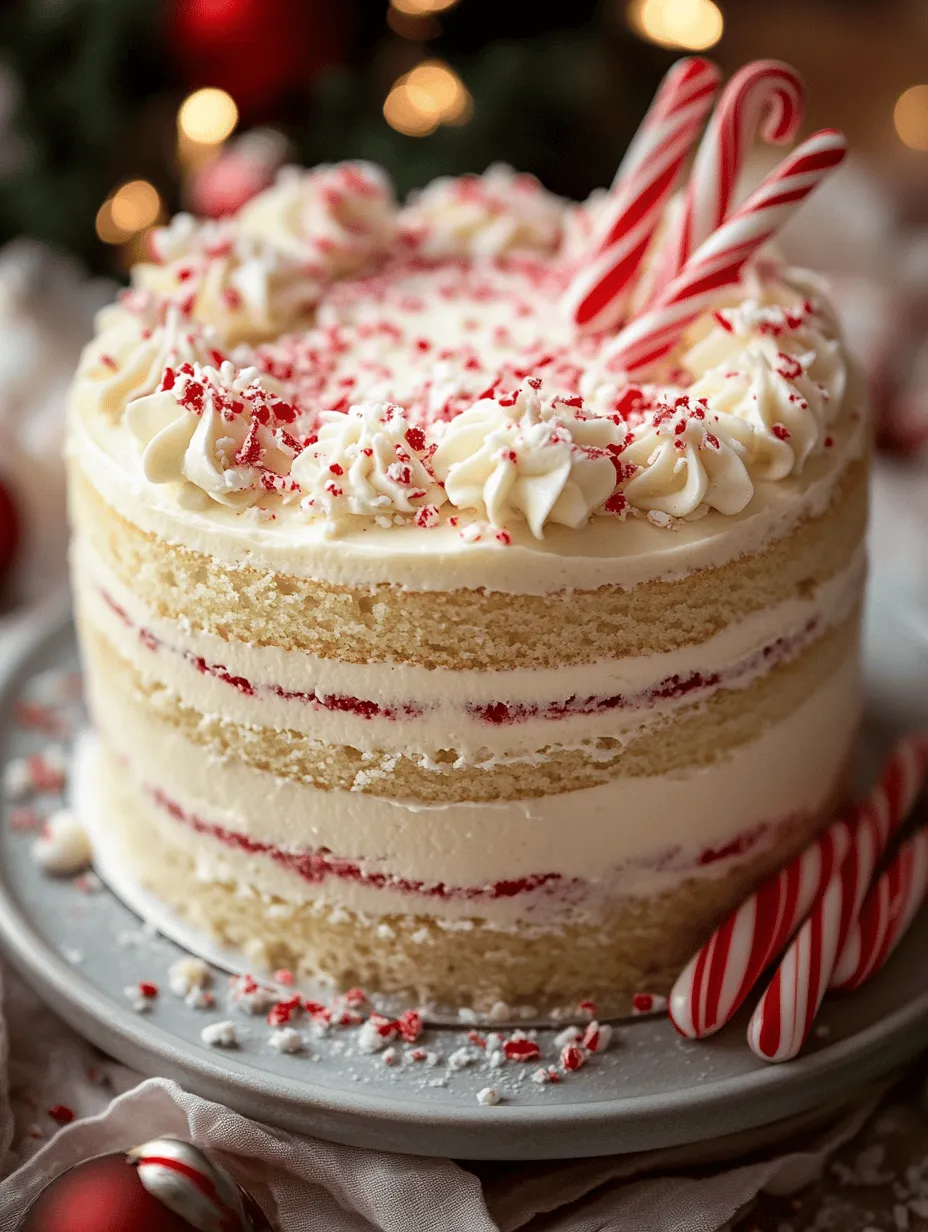 Every great cake begins with quality ingredients, and the White Chocolate Candy Cane Dream Cake is no exception. Each ingredient plays a crucial role in developing the flavor and texture that makes this cake a standout choice for holiday celebrations.