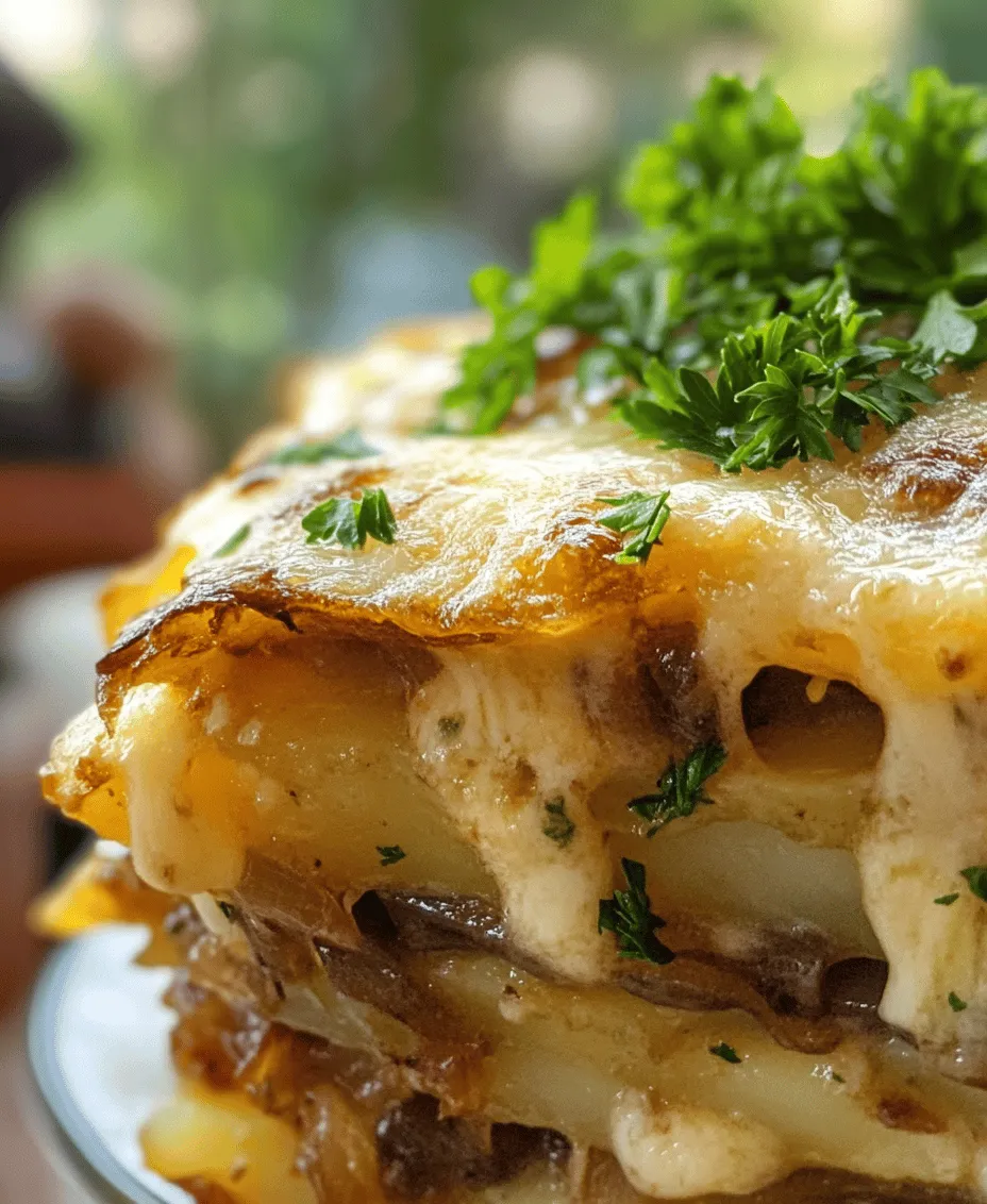 If you’re searching for a dish that embodies comfort and indulgence, look no further than French Onion Potato Bake. This hearty recipe combines the rich, caramelized flavors of onions with creamy, tender potatoes and a medley of delectable cheeses, creating a symphony of taste that is both satisfying and soul-warming. Perfect for family gatherings, holiday feasts, or even a cozy weeknight dinner, this dish is sure to become a beloved staple in your kitchen.