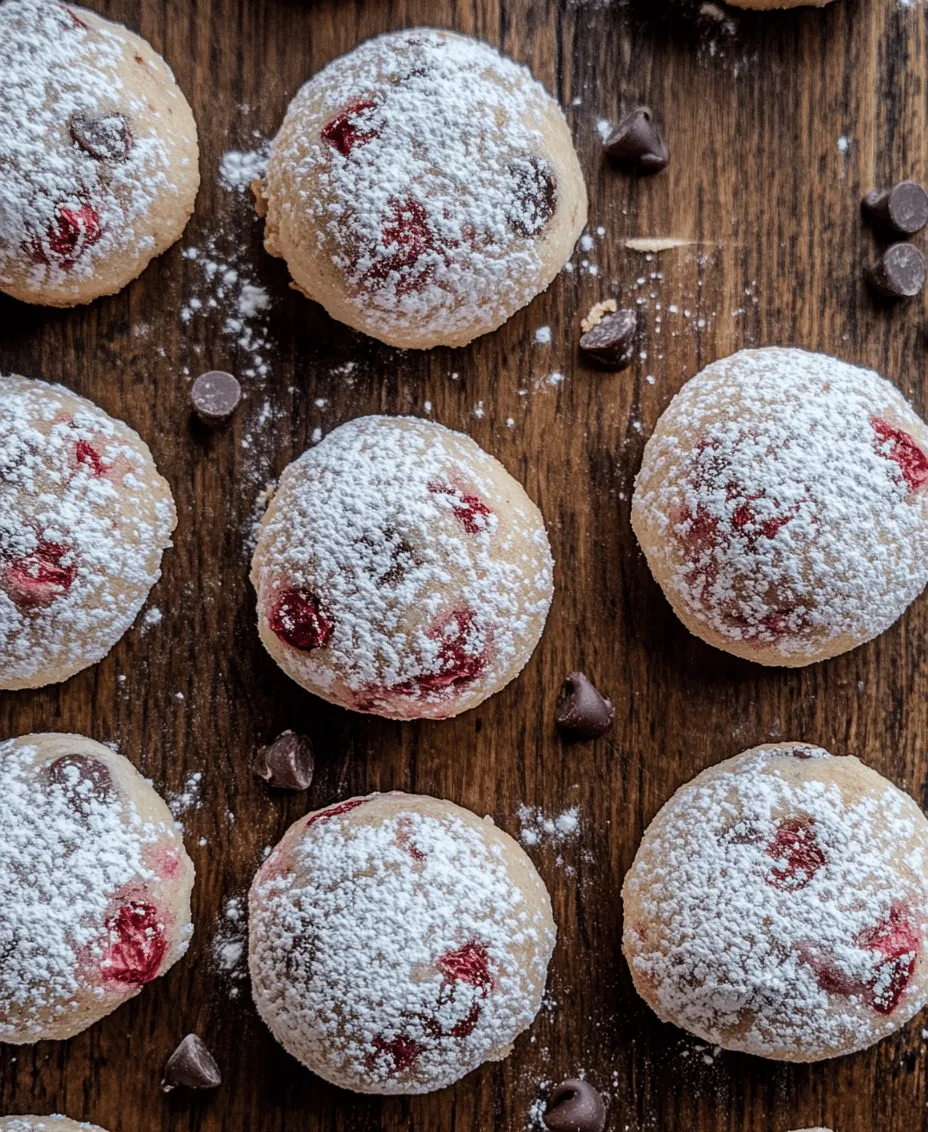 If you’re searching for a delightful cookie that offers a unique twist on traditional flavors, look no further than Strawberry Chocolate Chip Snowball Cookies. These delightful treats are not only visually stunning but also provide an irresistible melt-in-your-mouth texture that leaves a lasting impression. The combination of luscious strawberries and rich chocolate chips creates a symphony of flavors that’s perfect for any occasion, whether it’s a holiday gathering, a birthday celebration, or simply a cozy night in.