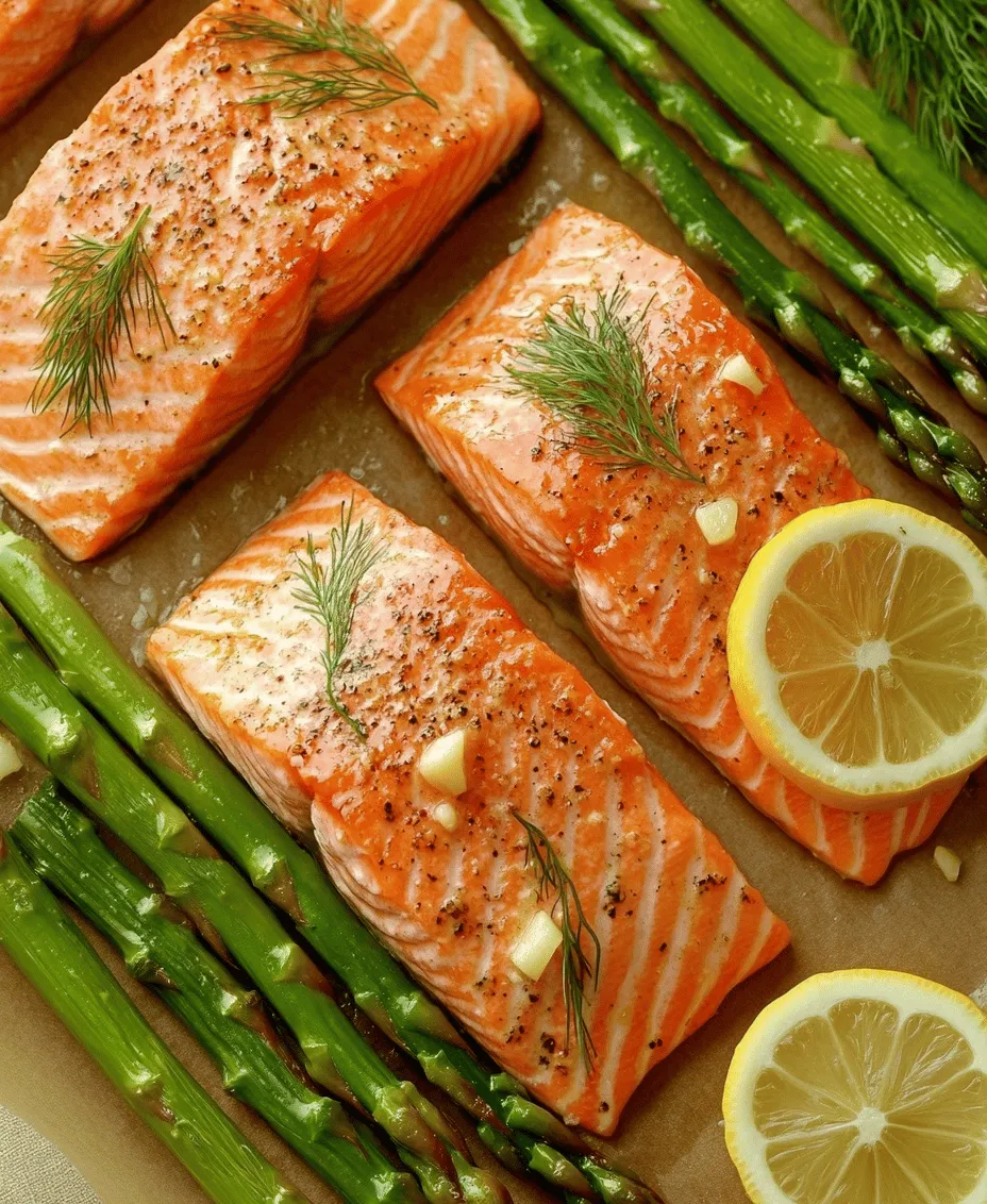 If you're in search of a meal that is not only delicious but also quick and healthy, look no further than Lemon-Dill Baked Salmon with Asparagus. This recipe perfectly marries the rich, buttery taste of salmon with the fresh, bright flavors of lemon and dill, creating a dish that is both comforting and sophisticated. It’s an ideal dinner option for busy weeknights, yet elegant enough for special occasions.