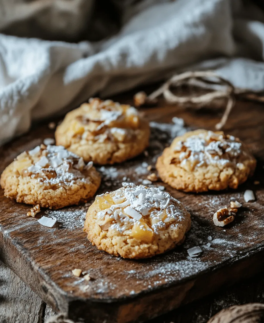 Cookies have a timeless universal appeal that transcends generations and cultures. They are the quintessential treat, perfect for any occasion, whether it's a cozy family gathering, a festive holiday celebration, or a simple afternoon snack. With countless variations available, each recipe brings its own unique twist, but few can claim the delightful combination of flavors found in Pineapple Orange Cookies. These cookies stand out for their refreshing tropical essence, combining the tartness of citrus with the sweetness of pineapple, creating a blissful treat that tantalizes the taste buds.