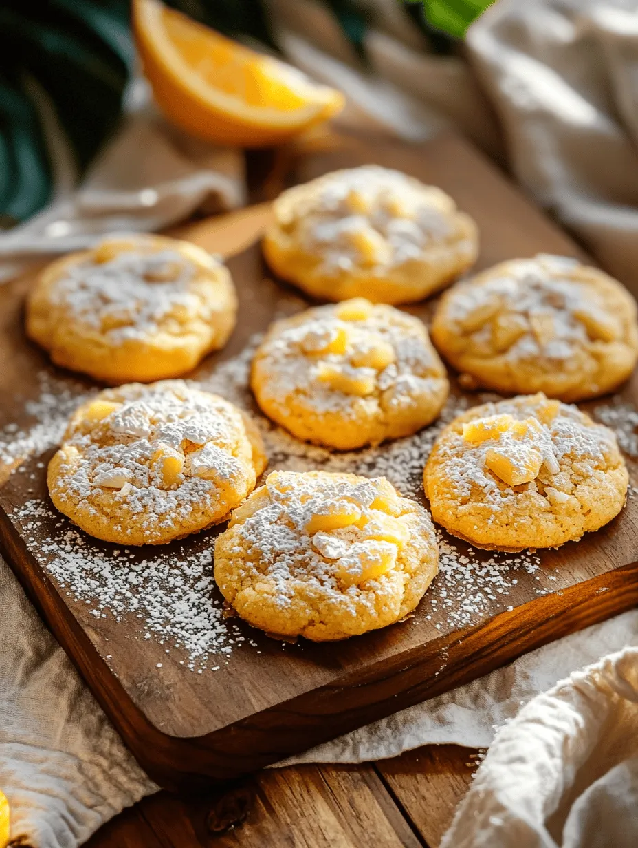 Cookies have a timeless universal appeal that transcends generations and cultures. They are the quintessential treat, perfect for any occasion, whether it's a cozy family gathering, a festive holiday celebration, or a simple afternoon snack. With countless variations available, each recipe brings its own unique twist, but few can claim the delightful combination of flavors found in Pineapple Orange Cookies. These cookies stand out for their refreshing tropical essence, combining the tartness of citrus with the sweetness of pineapple, creating a blissful treat that tantalizes the taste buds.