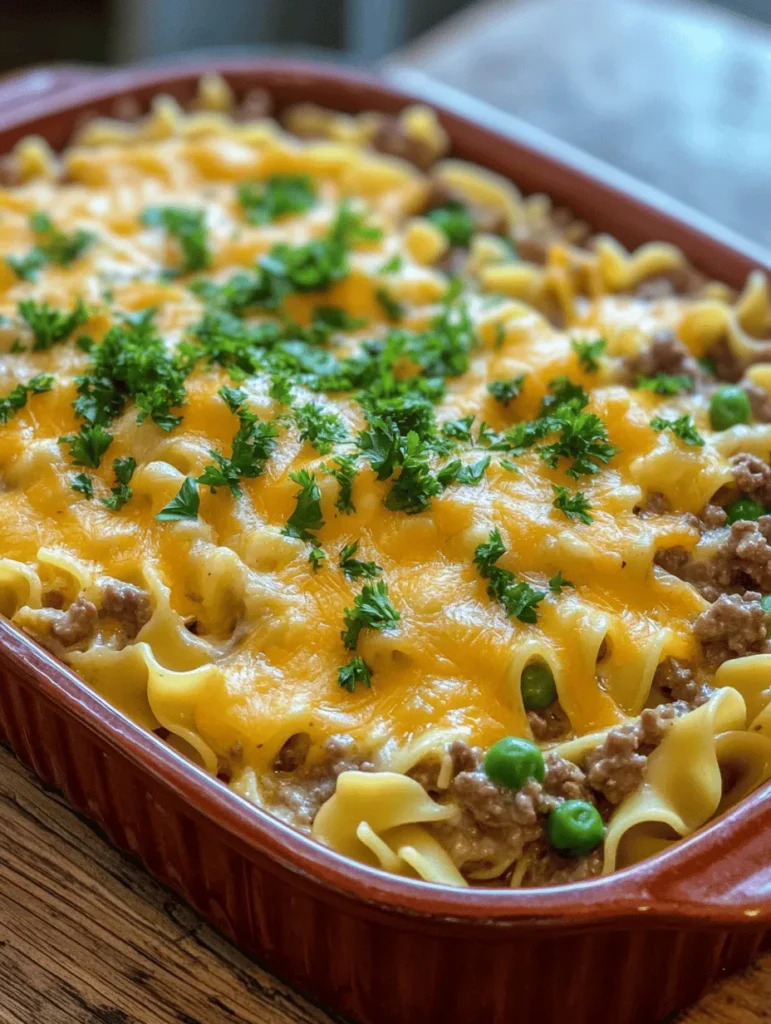 When it comes to comfort food, few dishes can rival the creamy, hearty goodness of a beef noodle casserole. This Quick and Easy Creamy Beef Noodle Casserole is not just a meal; it’s a warm embrace on a plate, perfect for busy weeknights or casual family gatherings. With its rich flavors and satisfying texture, this casserole has become a staple in many households, appealing to both adults and kids alike.