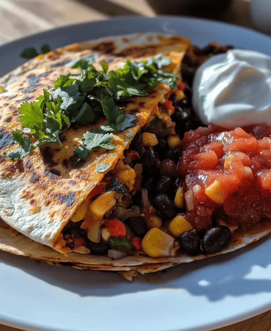 As our culinary landscape evolves, the growing popularity of plant-based meals reflects a broader shift towards healthier lifestyles and sustainable eating. With this trend, recipes that are not only nutritious but also delicious and satisfying have garnered significant attention. One such dish is the Black Bean Veggie Quesadilla—a perfect fusion of flavors, textures, and essential nutrients. This easy-to-make recipe is ideal for busy weeknights or a delightful weekend treat, appealing to both seasoned cooks and kitchen novices alike.