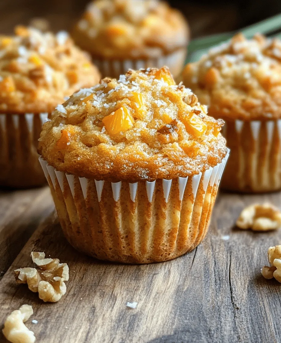 If you're looking for a delightful spin on your traditional muffin, look no further than our Hawaiian Pineapple Carrot Muffins. Bursting with tropical flavors and a hint of sweetness, these muffins offer a unique twist that combines the rich taste of carrots with the zesty sweetness of pineapple. It's a match made in culinary heaven that not only satisfies your taste buds but also fills your kitchen with an enticing aroma that beckons for a bite.