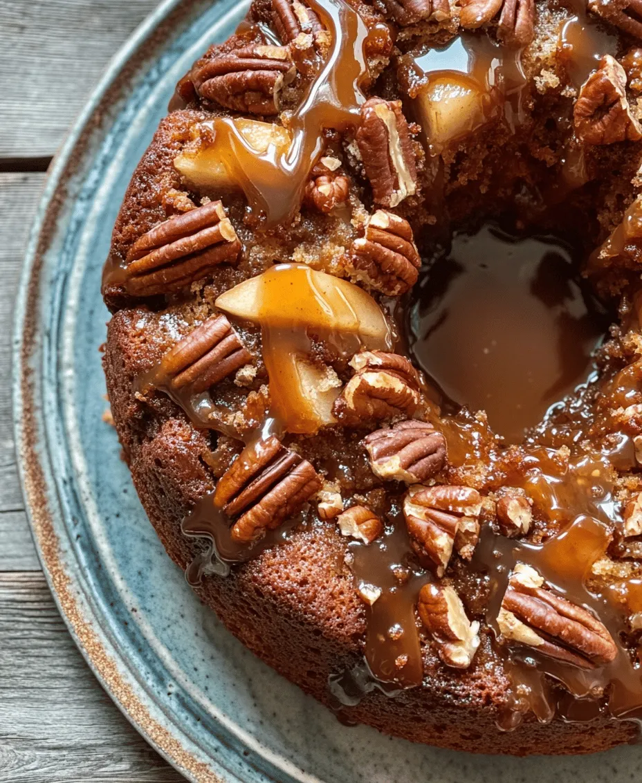 Welcome to the world of home baking, where the aroma of freshly baked goods fills your kitchen and warmth radiates from your oven. This Apple Pecan Cake with Caramel Glaze is a delightful treat that perfectly captures the essence of comfort food. With its moist texture and rich flavors, this cake is not only a feast for the palate but also a visual delight. The combination of tender apples and crunchy pecans, topped with a luscious caramel glaze, makes this dessert an irresistible choice for gatherings, family dinners, or simply a well-deserved indulgence after a long day.