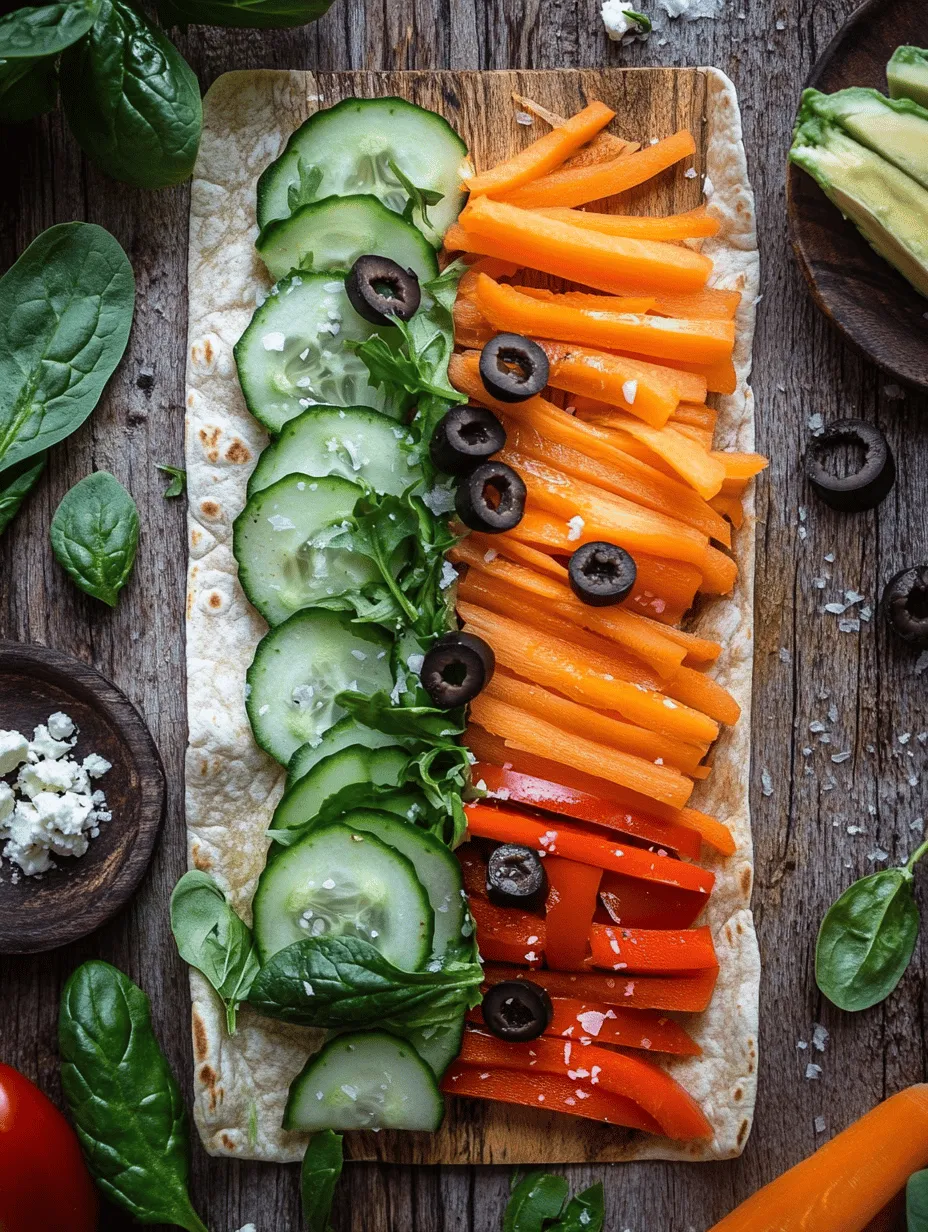 At the heart of Rainbow Veggie Wraps is a selection of wholesome ingredients, each contributing unique health benefits to the dish. Let's take a closer look at some of the key components that make these wraps a nutritious option.