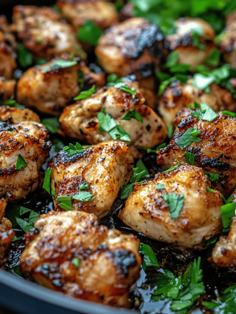 Are you searching for a weeknight dinner that balances flavor and ease? Look no further than garlic butter chicken bites! This dish combines juicy chicken pieces with rich, aromatic garlic and butter, creating a mouthwatering experience that will delight your taste buds. Perfectly suited for busy lifestyles, these garlic butter chicken bites can be prepared in under 30 minutes, making them an ideal choice for those hectic evenings when time is of the essence.