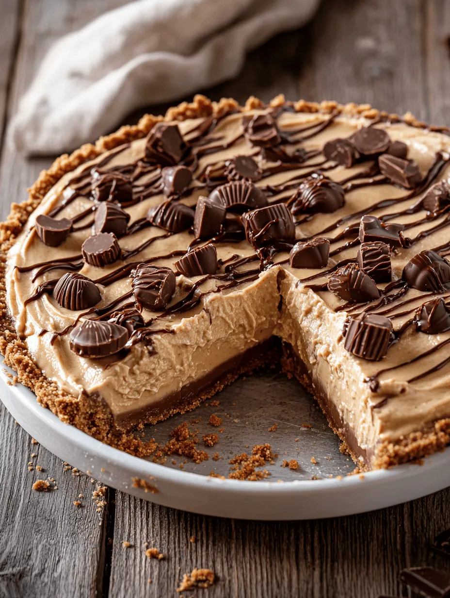 If you’re searching for a dessert that will steal the show at your next gathering, look no further than this peanut butter cup pie. A delightful fusion of creamy peanut butter and rich chocolate, this pie is an indulgent treat that appeals to both the young and the young at heart. With its luscious filling and a crunchy graham cracker crust, this dessert is not just about taste; it’s a symphony of textures that will leave you craving more.