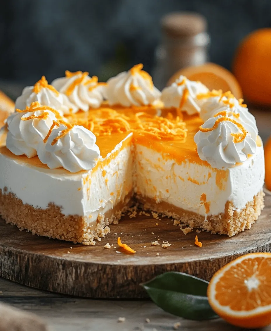 There’s something undeniably nostalgic about the flavors of Orange Creamsicles. The sweet, refreshing combination of orange and cream has been a beloved treat for generations, evoking memories of sunny days, laughter, and carefree moments. As we transition from childhood to adulthood, those delightful flavors still hold a special place in our hearts—and palates. Today, we’re excited to share a recipe that captures the essence of those iconic frozen treats: No-Bake Orange Creamsicle Cheesecake.