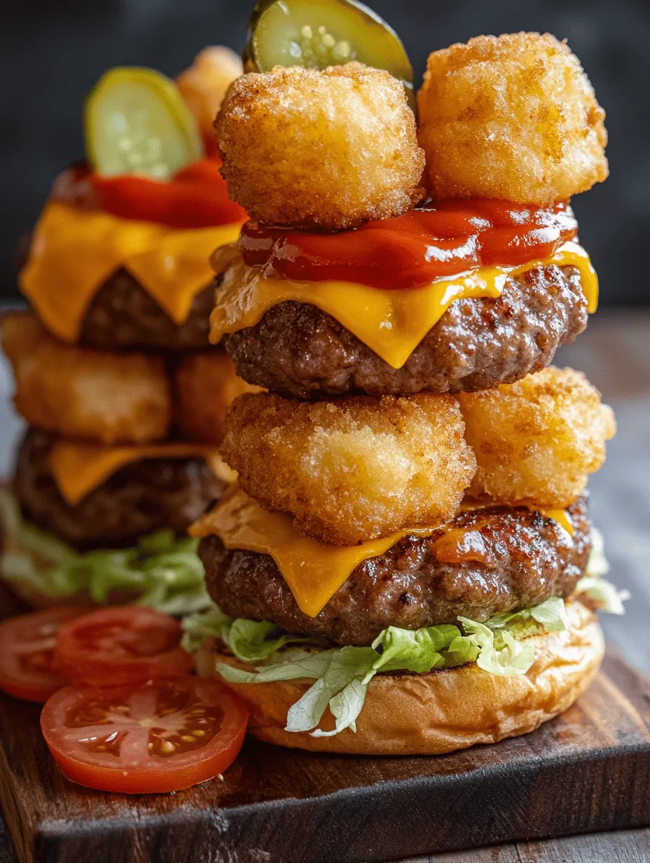 In recent years, sliders have taken the culinary world by storm, becoming a beloved staple at gatherings, parties, and casual get-togethers. These bite-sized burgers are the epitome of comfort food, offering a delightful combination of flavors and textures that appeal to both kids and adults alike. Among the myriad slider variations, mini tater tot cheeseburgers stand out as a creative and delicious option. This fun recipe combines the crispy, golden goodness of tater tots with juicy beef patties and melted cheese, creating a mouthwatering treat that is sure to please any crowd.