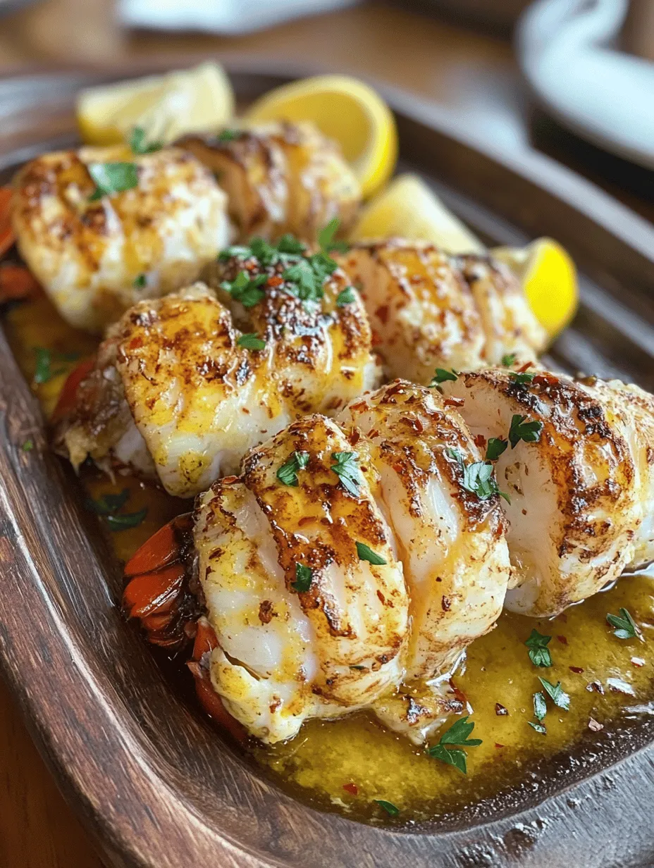 When it comes to hosting an unforgettable dinner party, few dishes can rival the elegance and indulgence of lobster tail. This sumptuous seafood delicacy is not only a feast for the eyes but also a delight for the palate. The sweet, tender meat of the lobster pairs beautifully with a rich, buttery sauce, accentuated by the bright acidity of fresh lemons. This Lobster Tail with Lemon Butter Sauce recipe is an excellent choice for impressing your guests, as it combines sophistication with simplicity, making it accessible even for novice cooks.