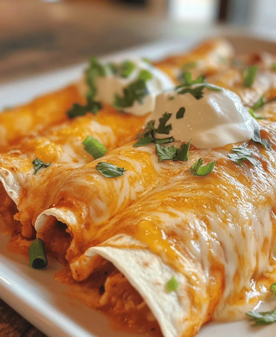 If you're looking to spice up your dinner table, the Spicy Buffalo Chicken Enchiladas Delight is the recipe you need to try. This dish perfectly marries the bold flavors of Buffalo chicken with the beloved tradition of enchiladas, resulting in a meal that is both comforting and exciting. Ideal for casual dining and gatherings, these enchiladas offer a unique twist that will have your family and friends raving about your culinary skills.