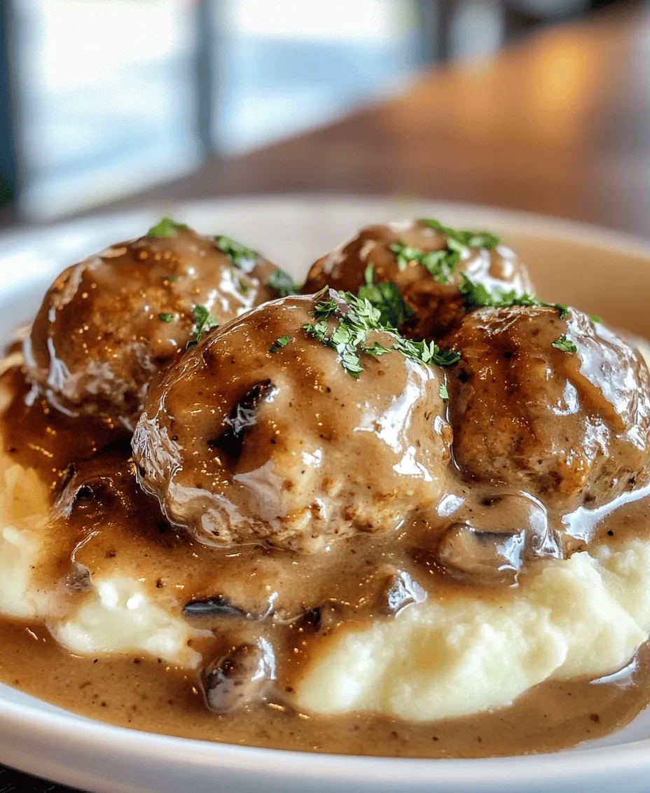 Salisbury steak is a classic American dish that has delighted home cooks and families for generations. Traditionally made from ground beef shaped into a patty, this dish is often served smothered in a rich brown gravy, accompanied by mashed potatoes and vegetables. However, in recent times, this beloved comfort food has evolved into a new and exciting form: Salisbury steak meatballs. This version combines the savory flavors and textures of the original dish with the convenience and appeal of meatballs, making it a perfect option for family dinners.