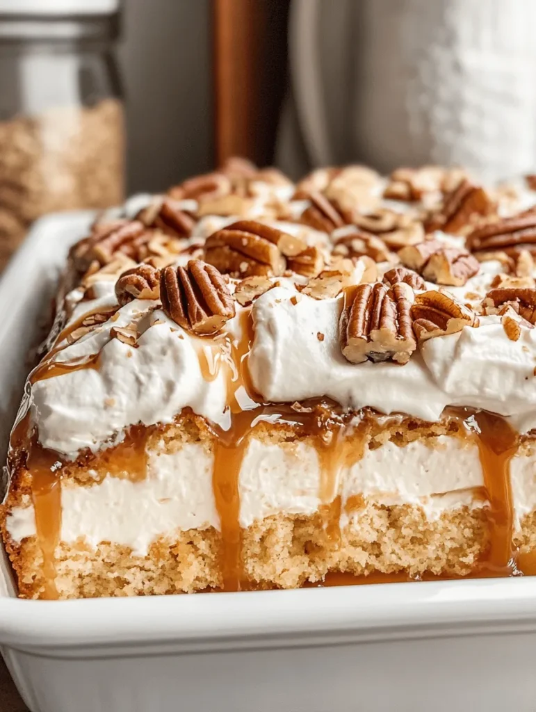 If you're searching for a dessert that combines simplicity with indulgence, look no further than the Butter Pecan Poke Cake. This delightful treat is a crowd-pleaser, perfect for family gatherings, birthday celebrations, or just a sweet end to a weeknight dinner. The appeal of this cake lies not only in its rich flavors but also in its ease of preparation. With a few simple ingredients and straightforward steps, you can create a dessert that feels gourmet yet requires minimal effort.