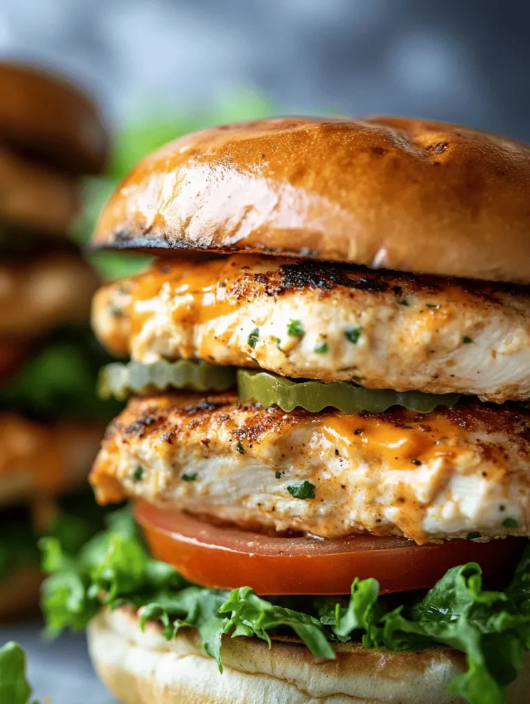 To create the perfect Ranch Cheddar Chicken Burger, it’s important to understand the role each ingredient plays in the recipe. Let’s take a closer look at the stars of this dish: