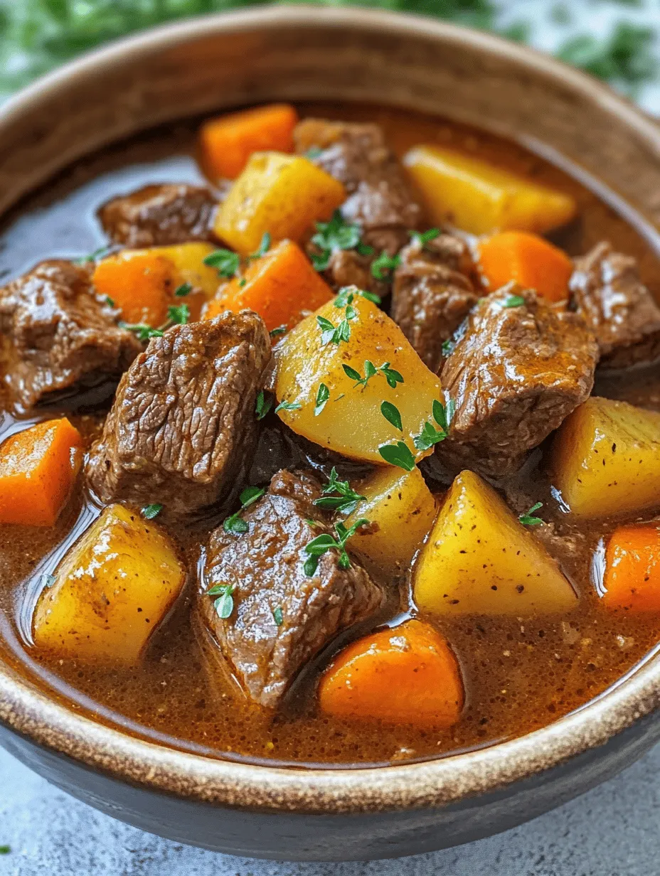 Beef stew is a beloved classic, a dish that warms the soul and satisfies the appetite. Its rich, hearty flavors have made it a staple comfort food in many households. The combination of tender chunks of beef, vibrant vegetables, and aromatic herbs creates a mouthwatering experience that evokes feelings of home and tradition. With generations of recipes passed down through families, beef stew embodies the essence of nurturing meals.