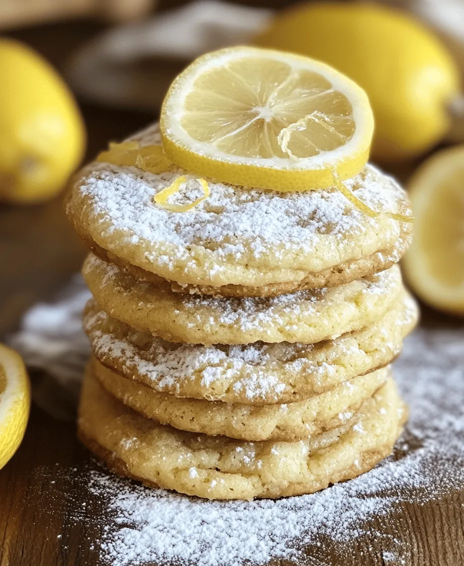 What makes Luscious Lemon Heaven Cookies so irresistible? It starts with their texture. Imagine biting into a cookie that's soft and tender on the inside, with a slight crispiness on the edges. This delightful contrast creates a satisfying mouthfeel that makes you want to reach for another cookie. The flavor profile is equally enchanting. The cookies are infused with the vibrant taste of lemons, delivering a burst of citrus that dances on your palate.