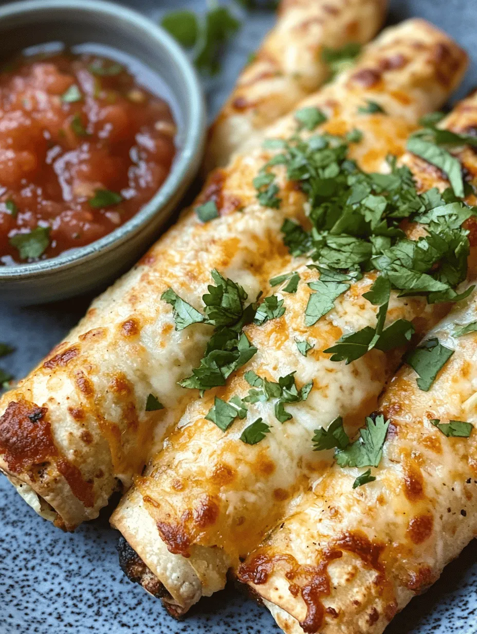 Before diving into the cooking process, let's take a closer look at the essential ingredients that come together to create these delicious taquitos and understand their roles in enhancing flavor and texture.