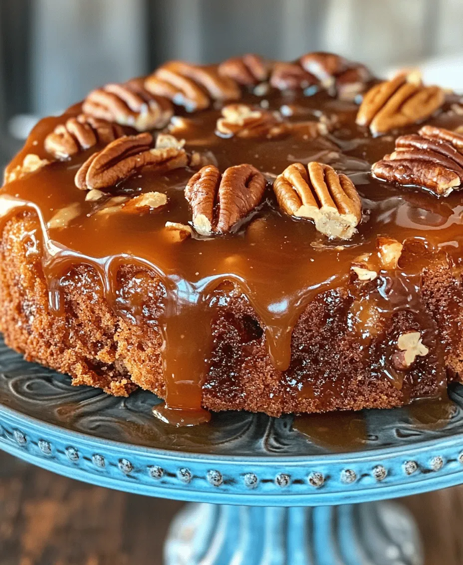 If you're in search of a dessert that promises a delightful combination of flavors and textures, look no further than the Caramel Pecan Upside-Down Cake with Cinnamon. This indulgent treat encapsulates the essence of comfort food, with its rich caramel base, crunchy pecans, and moist cake that is infused with warm spices. The cake features a luscious layer of gooey caramel that enhances the nutty flavor of pecans, creating a dessert that is not only visually stunning but also deliciously satisfying.