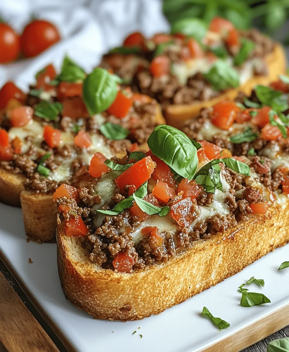 If you're searching for a dish that perfectly marries comfort food with a touch of gourmet flair, look no further than Flavor-Packed Italian Garlic Bread Sloppy Joes. This delectable recipe offers a delightful twist on the traditional Sloppy Joe by incorporating rich Italian flavors into the mix. Imagine the savory goodness of seasoned ground beef or Italian sausage, melded with vibrant vegetables and aromatic herbs, all nestled inside a crispy, garlicky bread that takes this classic dish to new heights.