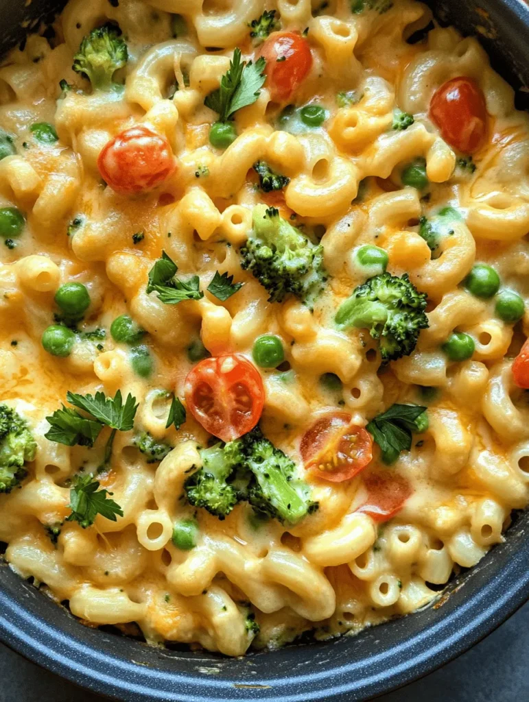 In today’s fast-paced world, comfort food that is both nutritious and easy to prepare is a gem. Enter the Creamy One-Pot Veggie Mac & Cheese—a delightful dish that combines the beloved flavors of macaroni and cheese with vibrant vegetables for a hearty, satisfying meal. This recipe is perfect for busy weeknights and can easily cater to both vegetarians and those seeking a dairy-free option. With its creamy texture and rich flavors, this dish guarantees to please palates of all ages, making it an excellent choice for family dinners or gatherings with friends.