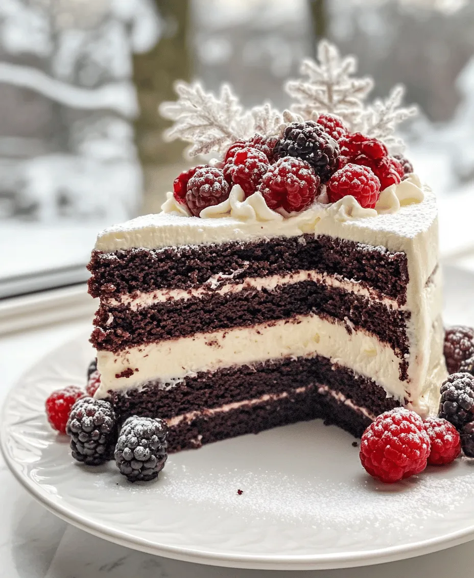 Imagine a dessert that evokes images of winter wonderlands, coated in soft layers of white, rich flavors, and an elegant presentation. The Snowy Bavarian Bliss Cake is just that—a stunning dessert that combines the decadence of chocolate with the lightness of creamy mascarpone and white chocolate. This cake is not only a feast for the eyes but also a delight for the palate, making it an ideal centerpiece for special occasions such as birthdays, holidays, or festive gatherings.