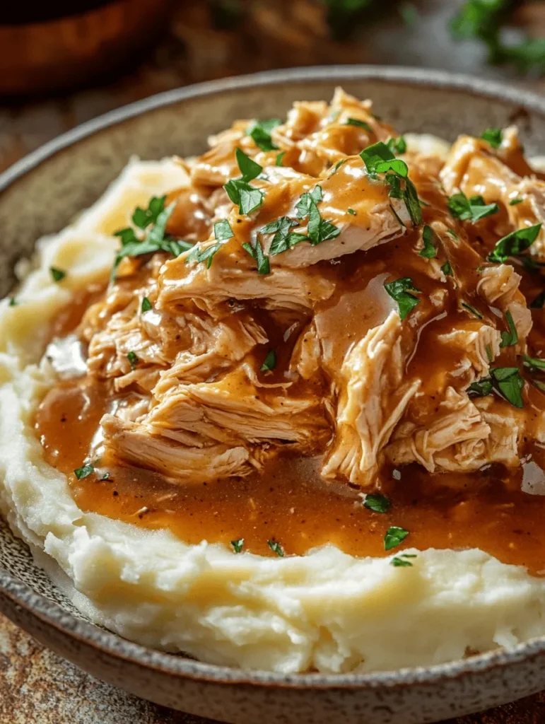 When it comes to comfort food, few dishes evoke the same warm feelings as a generous serving of Shredded Chicken Heaven on Creamy Mashed Potatoes. This dish is more than just a meal; it’s an experience that marries tender, flavorful chicken with rich, buttery mashed potatoes, creating a symphony of flavors and textures that are sure to delight your palate. The combination of juicy shredded chicken and velvety mashed potatoes not only satisfies hunger but also warms the heart, making it a perfect choice for family dinners or cozy gatherings.