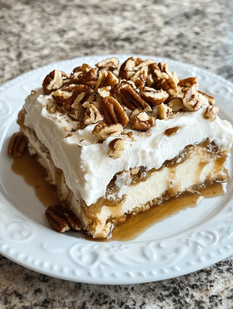 Step into the world of desserts with our Butter Pecan Praline Poke Cake, a creation that promises to delight your senses and elevate any occasion. This indulgent treat is the perfect marriage of rich, buttery cake, a sweet and nutty praline sauce, and fluffy frosting, making it an irresistible dessert option for gatherings, celebrations, or simply when you crave something sweet.