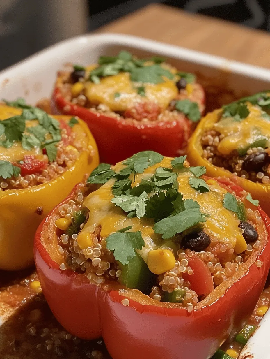 Veggie Delight Stuffed Bell Peppers are a colorful and nutritious dish that not only brings vibrant hues to your table but also delivers a burst of flavors that tantalize the taste buds. This recipe embraces the essence of fresh vegetables, whole grains, and wholesome spices, making it a fantastic option for anyone seeking a healthy yet satisfying meal. Whether you’re a seasoned vegetarian or simply looking to incorporate more plant-based meals into your diet, stuffed bell peppers offer a delightful solution.