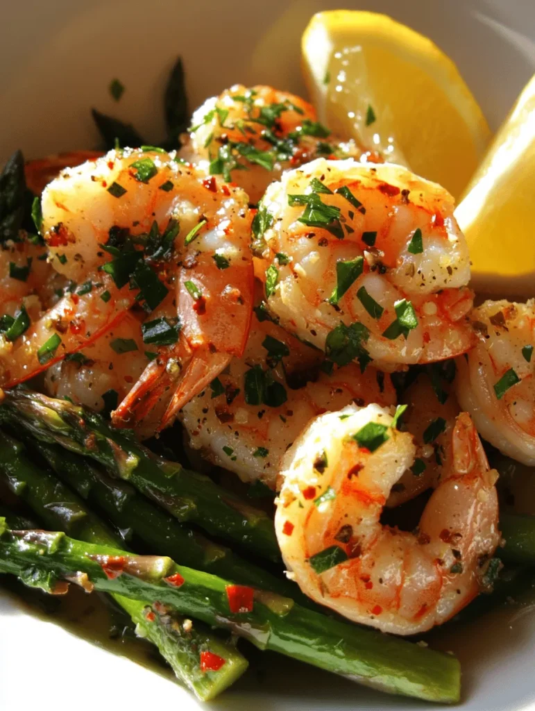 If you're on the hunt for a dish that embodies fresh flavors and vibrant colors, look no further than Zesty Lemon Garlic Shrimp & Asparagus. This delightful recipe is not only a feast for the eyes but also a powerhouse of nutrition, combining succulent shrimp with tender asparagus, all elevated by the zesty brightness of lemon and the aromatic punch of garlic. Perfect for a quick weeknight dinner or an impressive meal for guests, this dish promises to tantalize your taste buds without consuming hours in the kitchen.
