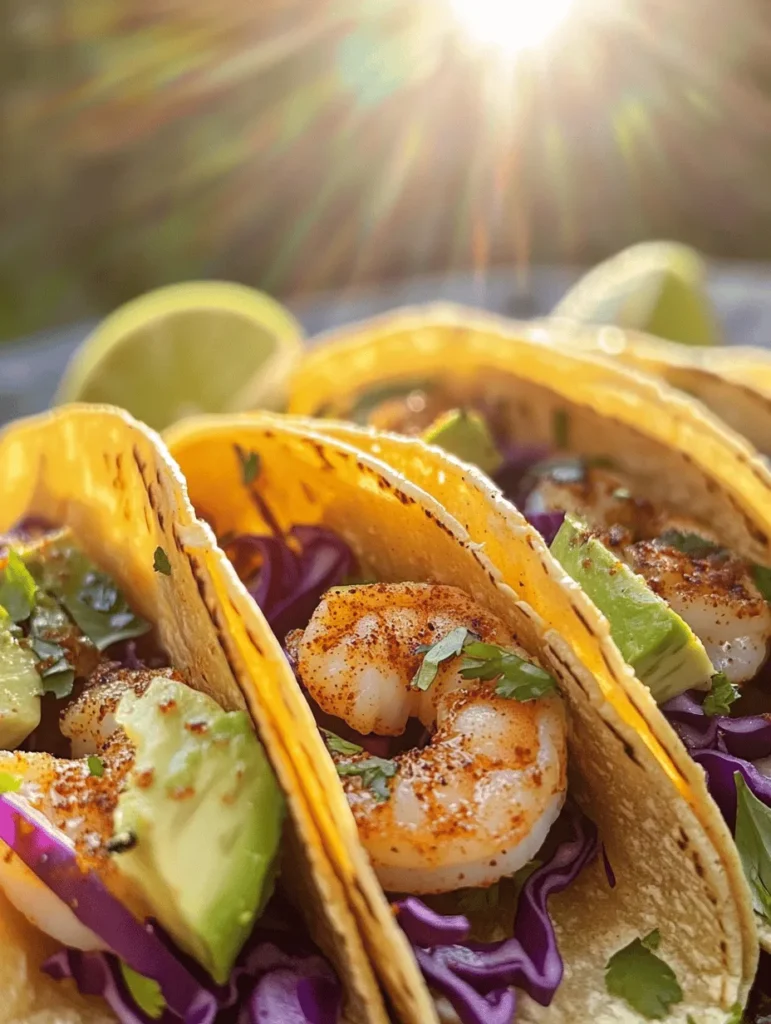 The key to any great taco lies in its ingredients. Each component plays a significant role in creating the perfect flavor profile, texture, and nutritional value. Let’s take a closer look at the essential ingredients that make zesty shrimp tacos so irresistible.