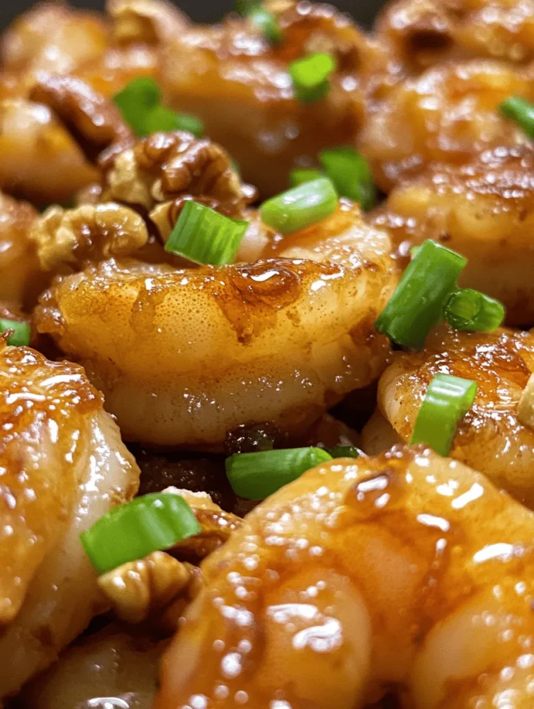 Honey Walnut Shrimp is a beloved dish that showcases the perfect marriage of sweet and savory flavors, making it a standout option in both Chinese cuisine and Western adaptations. Originating from the rich culinary traditions of Asia, this dish has become a staple at many Chinese restaurants, especially in the United States, where it is often served as a delectable appetizer or a main course. The combination of crispy shrimp coated in a luscious honey sauce, paired with the delightful crunch of toasted walnuts, creates an unforgettable dining experience that appeals to a wide range of palates.