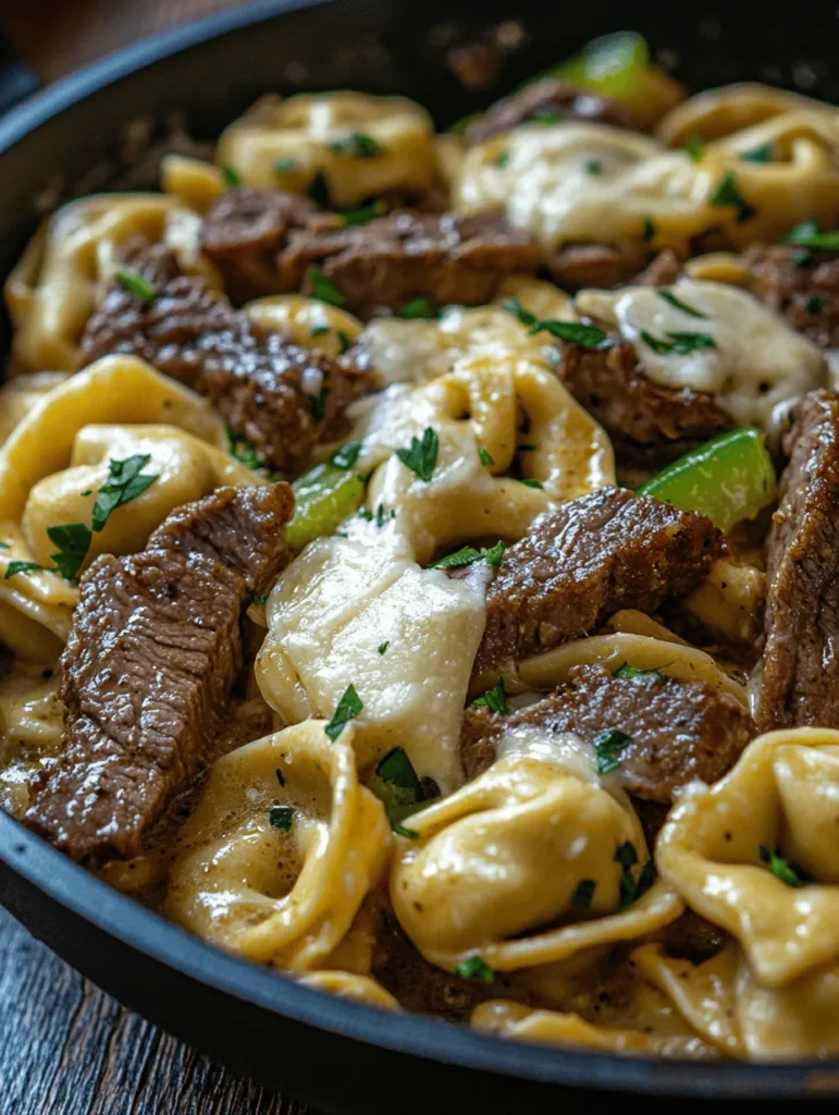 When it comes to comfort food, few dishes can rival the satisfying combination of flavors and textures found in a Philly cheesesteak. Now, imagine taking that classic sandwich, renowned for its tender ribeye, sautéed veggies, and melty cheese, and transforming it into a delightful pasta dish. Enter the Philly Cheesesteak Tortellini Pasta—a dish that marries the beloved flavors of a Philly cheesesteak with the convenience and heartiness of cheese tortellini. This recipe is not only a feast for the taste buds but also a practical solution for busy families and gatherings looking for a crowd-pleasing meal.