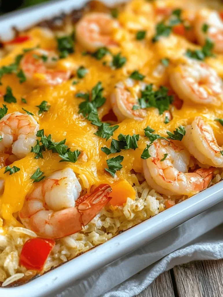 In today’s fast-paced world, finding time to prepare a delicious and nutritious meal can often feel like a challenge. With hectic schedules, family commitments, and work obligations, many home cooks are looking for quick yet satisfying meal solutions. This is where the Quick Shrimp Casserole shines as a perfect answer for busy weeknights. This one-pot dish combines succulent shrimp, vibrant vegetables, and creamy cheddar cheese, all enveloped in a comforting and flavorful rice base.