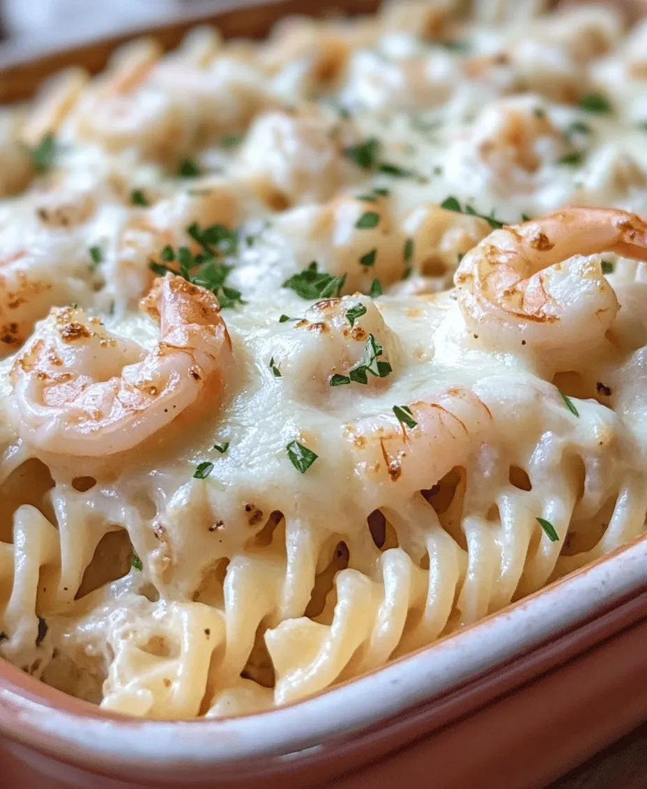 To create the perfect Cheesy Shrimp Scampi Pasta Bake, it’s vital to understand the role each ingredient plays in the final dish. Here’s a breakdown of the key components and how they contribute to the overall flavor and texture: