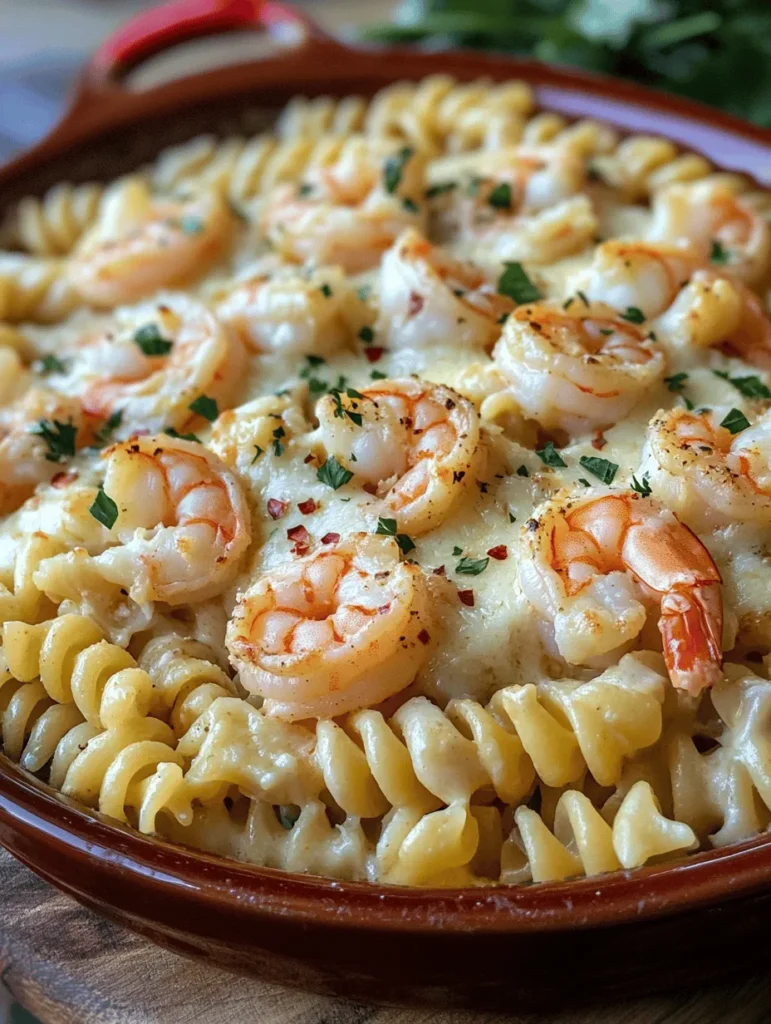 To create the perfect Cheesy Shrimp Scampi Pasta Bake, it’s vital to understand the role each ingredient plays in the final dish. Here’s a breakdown of the key components and how they contribute to the overall flavor and texture: