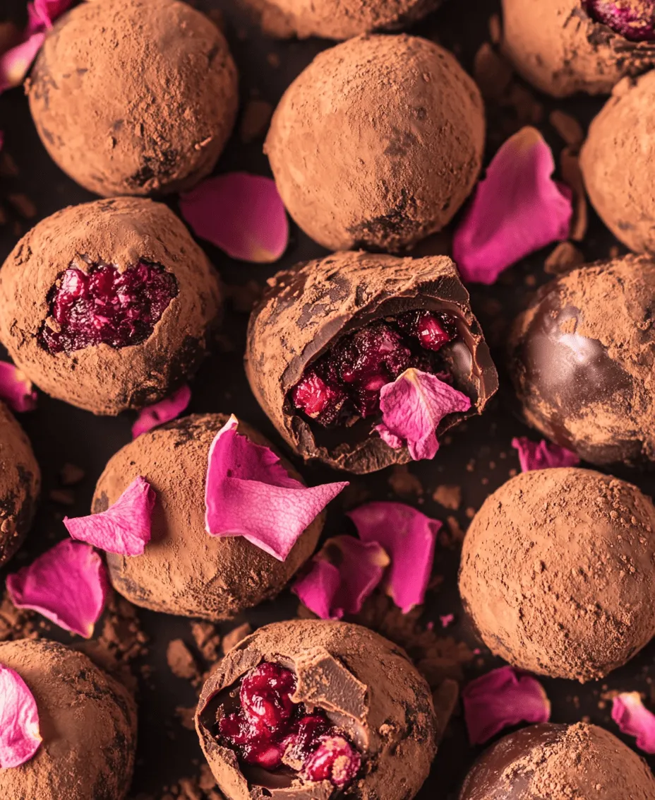 Creating the perfect Raspberry Rose Chocolate Truffles requires a careful selection of ingredients, each contributing unique flavors and textures that enhance the overall experience.